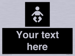 Custom information: black panel baby change